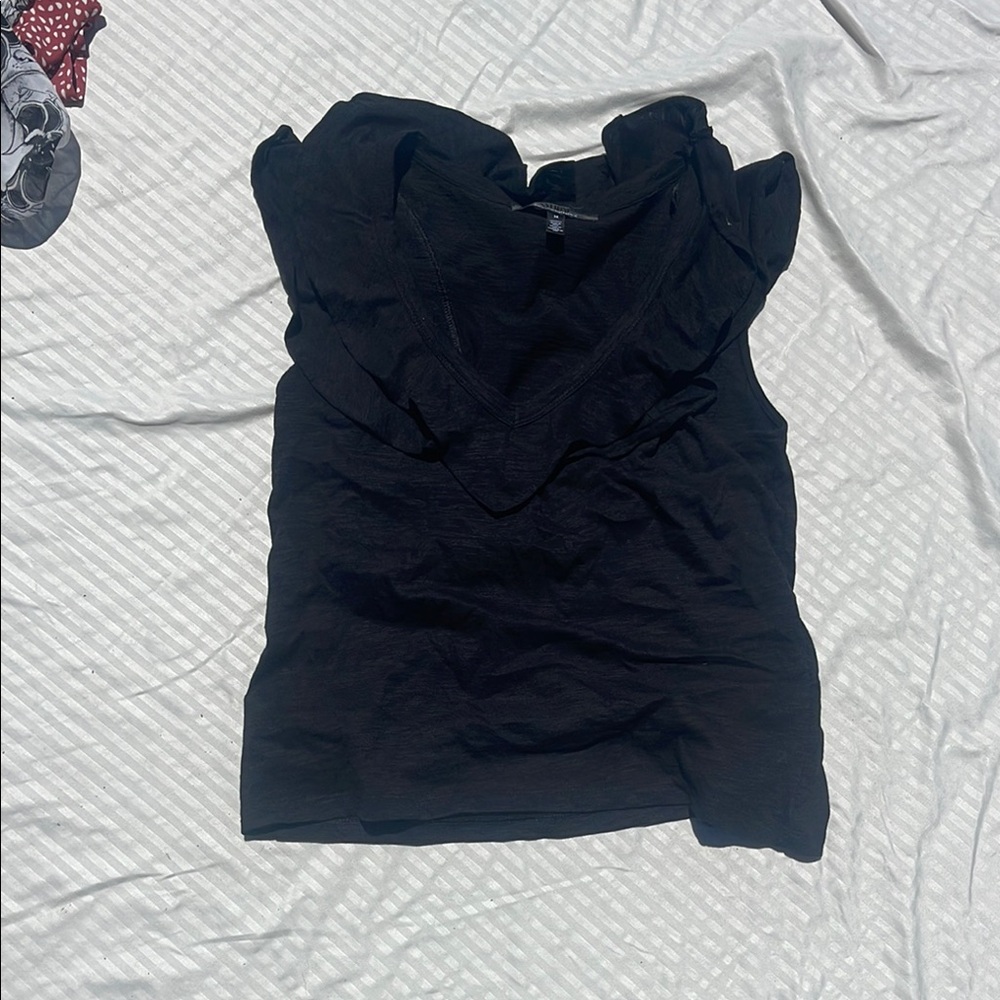 Black Sleeveless Women's Top
